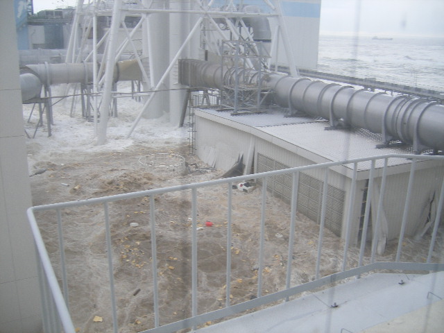 Tsunami inundation 2, Fukushima Daiichi 11 March 2011 Tsunami inundation 2, Fukushima Daiichi 11 March 2011