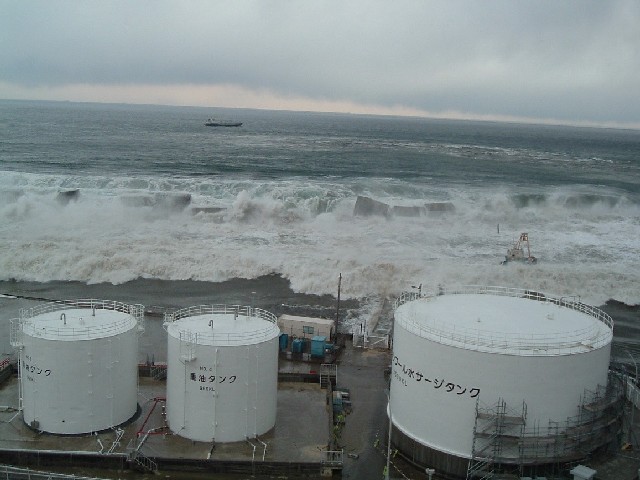 Tsunami impact 2, Fukushima Daiichi 11 March 2011 Tsunami impact 2, Fukushima Daiichi 11 March 2011