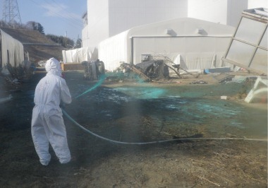 Anti-scattering test at Fukushima Daiichi Anti-scattering test at Fukushima Daiichi