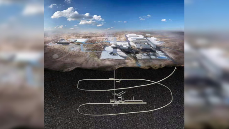 China starts building underground lab
