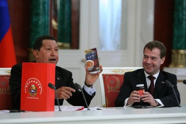 Chavez and Medvedev, October 2010 Chavez and Medvedev, October 2010