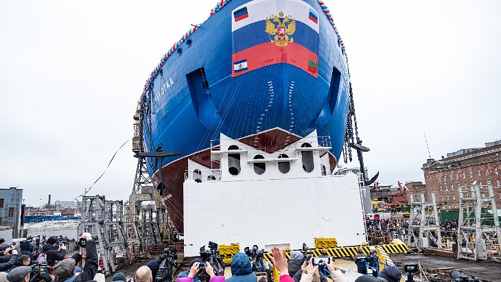 The Chukotka becomes fifth Project 22220 nuclear icebreaker launched