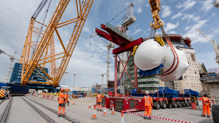In pictures: Second Hinkley Point C reactor vessel installed