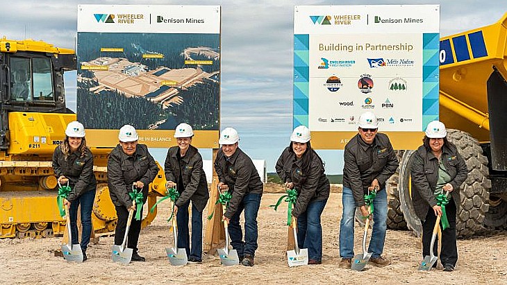 Ceremony marks start of work at Canadian uranium project