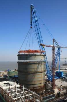Sanmen 1, December 2010 Sanmen 1, December 2010