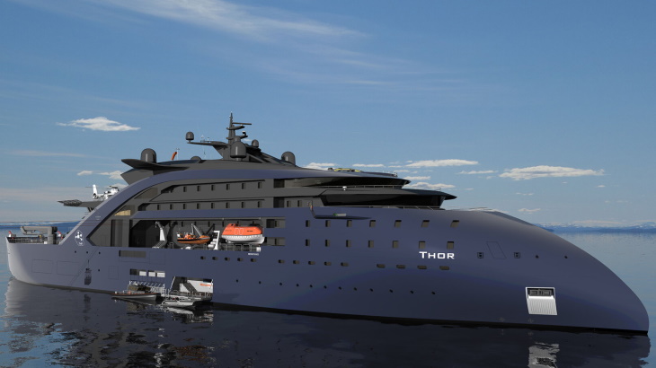 Nuclear vessel 'could be floating charging station for electric&nbsp;cruise ships'