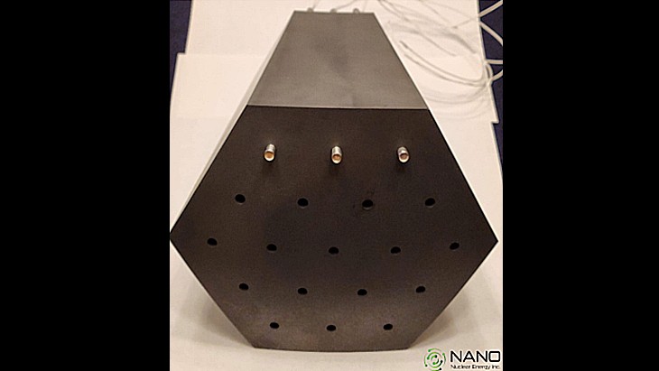 NANO reactor core block ready for testing