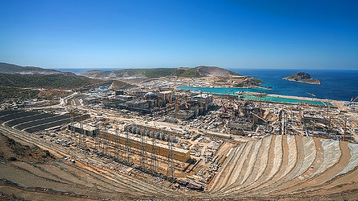 Turbine installed at Turkey's Akkuyu unit 1
