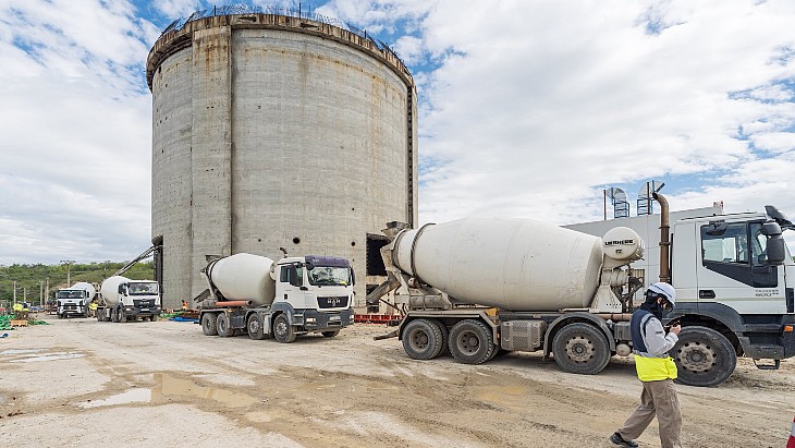 Concrete pouring completed for first part of Cernavoda refurb project
