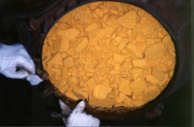 Kazakh yellowcake (Image: Kazatomprom) Kazakh yellowcake (Image: Kazatomprom)