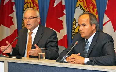 Jack Keir and Gaetan Thomas (Image: Government of New Brunswick) Jack Keir and Gaetan Thomas (Image: Government of New Brunswick)