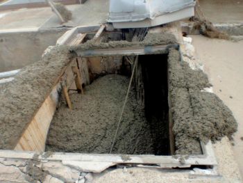 Fukushima: Shaft filled with concrete (Tepco) Fukushima: Shaft filled with concrete (Tepco)