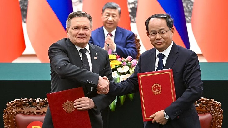 China and Russia sign nuclear-related MoUs during Xi-Putin talks
