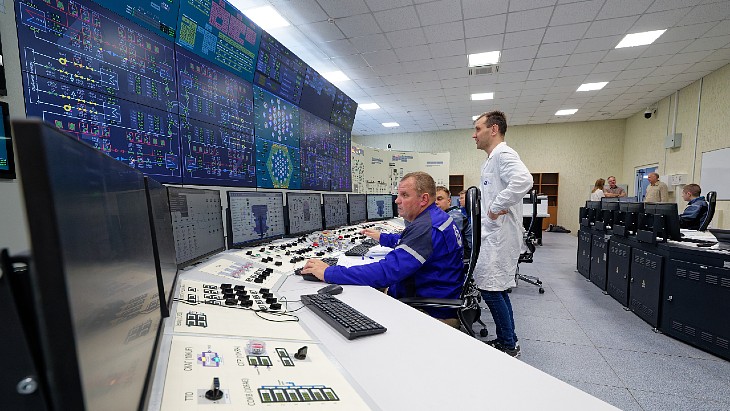 Control room simulator launched for lead-cooled BREST-OD-300 reactor